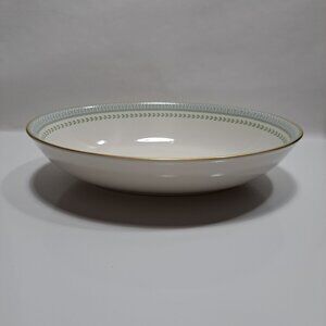 Royal Doulton English Fine Bone China Oval Platter Vintage Gold Trimmed